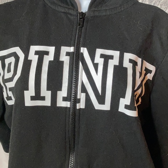 Victoria Secret PINK SZ M Hooded Jacket w/Pockets - Picture 2 of 7